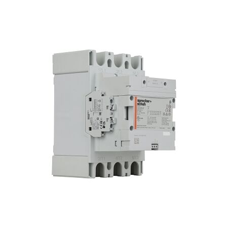 S+S CA9 Contactor 132kW 3Pole 250 to 500VAC and VDC Electronic Coil 1NO 1NC Contact Auxiliary