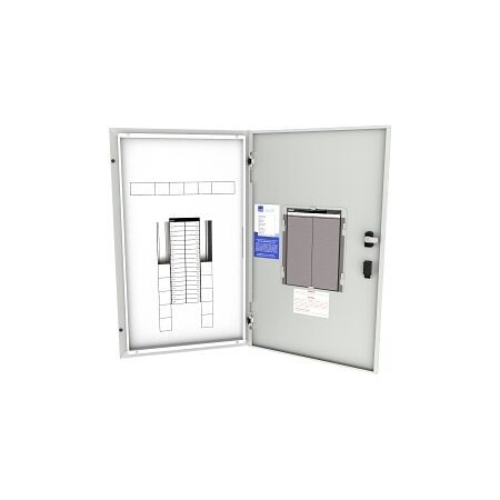 NHP Concept One Panelboard 1296mm IP40 DIN 84 Way No Main Switch Light Grey