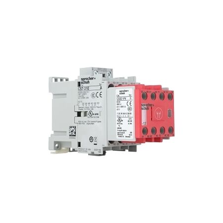 S+S CSS7 Safety Control Relay 24VDC Coil 6NO 2NC Contact Auxiliary