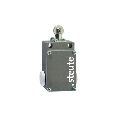 Steute Limit Switch 40mm Metal Roller Plunger 1 NO 1 NC Contacts Slow M16
