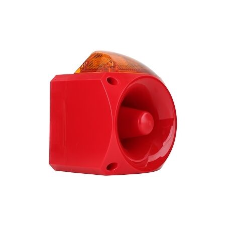 Klaxon Nexus 105 Xenon Beacon Sounder 5 Joules 1 Alarm 64 Tones 105dB IP66 110-230VAC Wall Mnt Amber