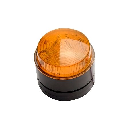 Moflash Xenon Beacon 2 Joules Flashing Mode IP67 10-100VDC 20-72VAC Wall or Surface Mount Lens Amber