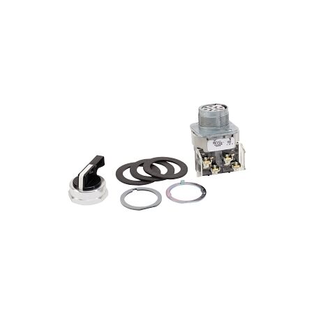 Allen-Bradley 800T Selector Switch 30.5mm 2 Pos. Non Illum Knob Lever Maintained 1N.O. 1 N.C. White