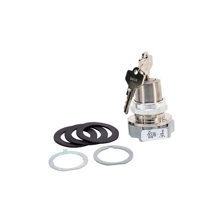 Allen-Bradley 800T Key Selector Switch 30.5mm 2 Pos. Fingersafe Cyl. Lock Maintained Right D018