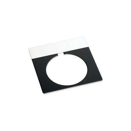 Allen-Bradley 800T Legend Plate 46 x 47mm Grey BLANK for 30.5mm Pushbutton