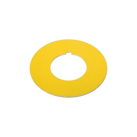 Allen-Bradley 800T Legend Plate IEC RING Yellow Blank for 30.5mm Pushbutton