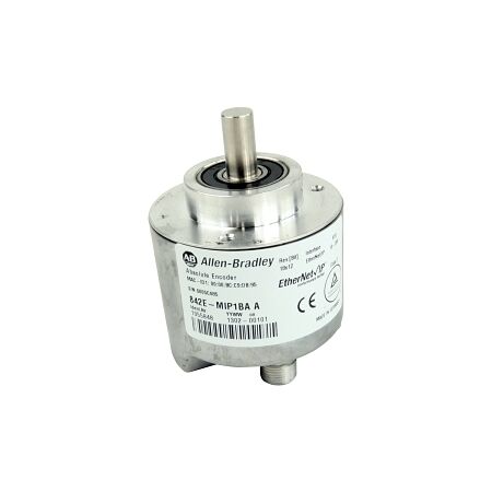 AB 842E EtherNet/IP Absolute Encoder CIP Motion Single Turn Solid Shaft 10mm M12