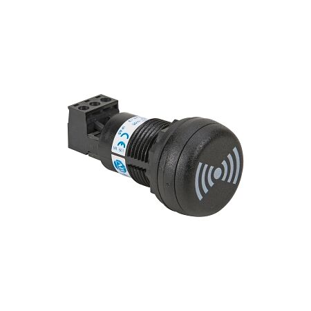 Allen-Bradley 855P Sounder Alarm 30mm 72dB Pnl Mnt Small Encls Alarm 22.5mm Mnt Hole 12 to 24V ACDC