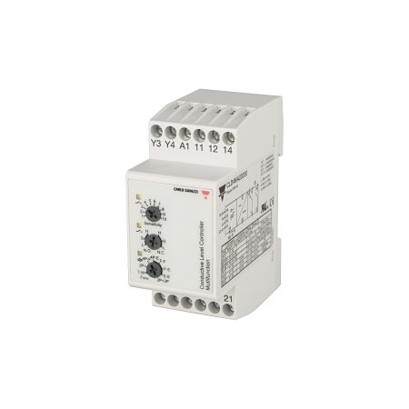 Carlo Gavazzi Level Sensor Level Controller 24V AC DC 4 Points SPST Relay Output DIN