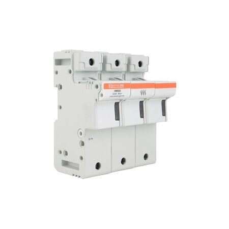 Mersen CM Cylindrical Fuse Holder 28 x 58mm 690V AC 125A 3Pole