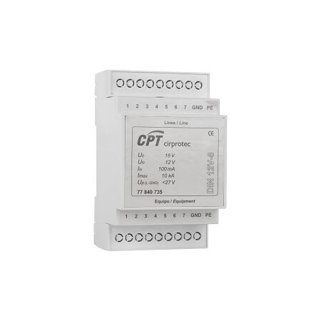 Cirprotec Final Diverters SPD Analogue 12V 7 Wires