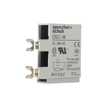 S+S CA7 Coil Suppressor RC Module 24 to 48VAC