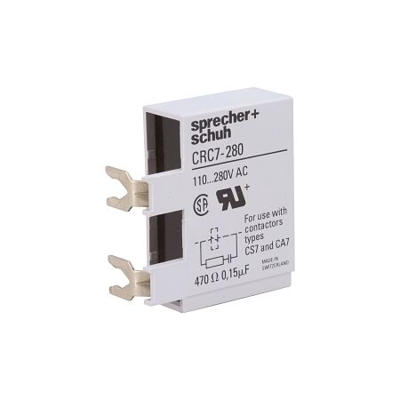 S+S CA7 Coil Suppressor Varistor Module 137 to 277VAC and 181 to 350VDC