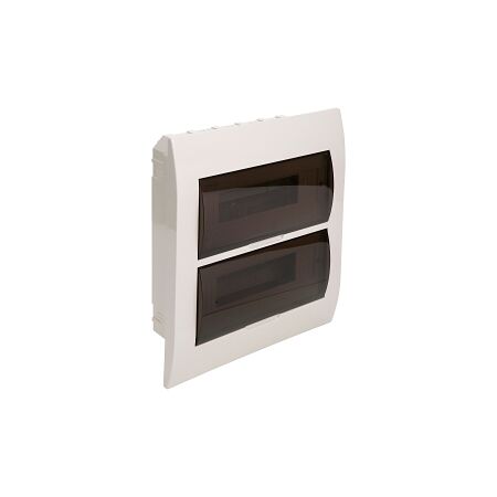 NHP MOD6 CSB Insulated Loadcentre 24 Way DIN Flush Door Transparent