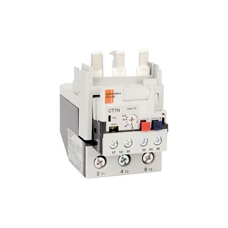 S+S CT7N Thermal Overload Relay 24.5 to 36A Direct Mount Manual or Auto Reset for CA7 43 and 55A