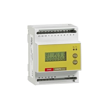 IME D4CR12 Pulse Acquisition Module with 12 Passive Inputs to RS485 240V