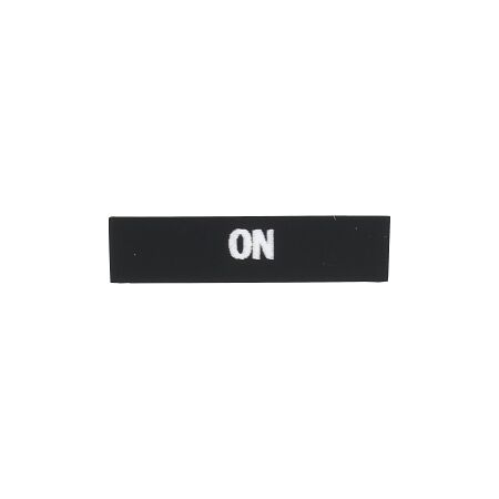 Sprecher and Schuh D7 Legend Plate 30 x 40mm Snap-In White Text ON