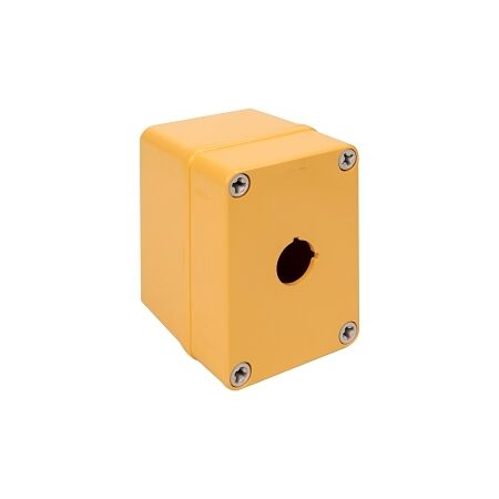 Sprecher and Schuh D7 Enclosure Deep Profile Plastic 22.5mm 1 Hole Yellow