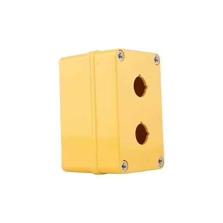 Sprecher and Schuh D7 Enclosure Deep Profile Plastic 22.5mm 2 Hole Yellow