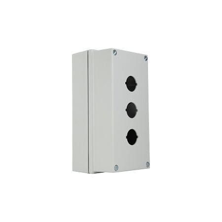 Sprecher and Schuh D7 Enclosure Metal 22.5mm 3 Hole Grey IP66