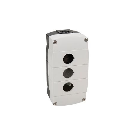 Sprecher and Schuh D7 Enclosure Plastic 22.5mm 3 Hole Grey IP66
