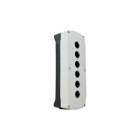 Sprecher and Schuh D7 Enclosure Plastic 22.5mm 6 Hole Grey IP66