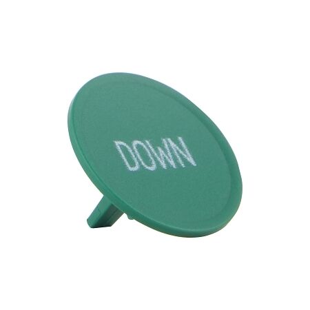 Sprecher and Schuh D7 Colour Cap for Flush Non Illuminated Pushbutton 22.5mm Green Down
