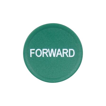 Sprecher and Schuh D7 Colour Cap for Flush Non Illuminated Pushbutton 22.5mm Green Forward