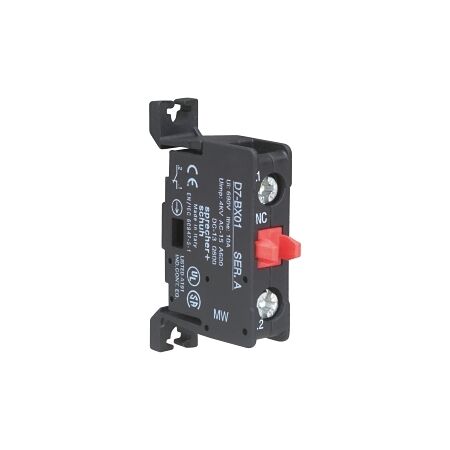 Sprecher and Schuh D7 Contact Block Base Mount 1 NC for 22.5mm Pushbutton Operators