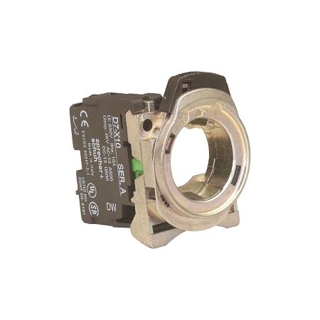 Sprecher and Schuh D7 Contact Block Metal Latch Mount 1 N.O. Contact for 22.5mm Pushbutton