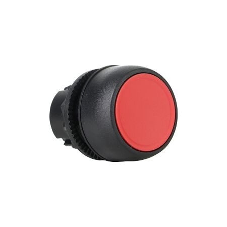 Sprecher and Schuh D7 Pushbutton 22.5 mm Head Only Plastic Latching Flush Red Cap Non Ill