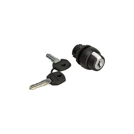 Sprecher and Schuh D7 Key Selector Switch 22.5 mm 2 Position Plastic Maint Key Rtn Left Code 3802
