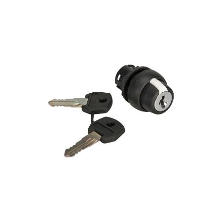 Sprecher and Schuh D7 Key Selector Switch 22.5 mm 2 Position Plastic Maint Key Rtn Left Code 3803