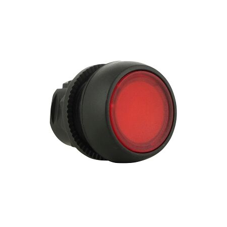 Sprecher and Schuh D7 Pushbutton 22.5 mm Head Only Plastic MOM Flush Red Lens Cap Illuminated