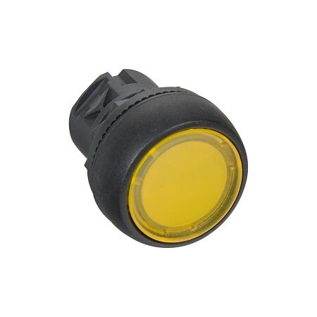 Sprecher and Schuh D7 Pushbutton 22.5 mm Head Only Plastic MOM Flush Yellow Lens Cap Illuminated