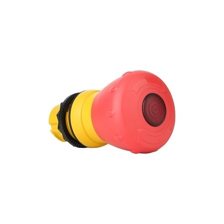 Sprecher and Schuh D7 PushButton 22.5 mm Plastic E-Stop Mush Hd 40 mm Illum Twist to Release