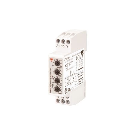 Carlo Gavazzi Timer Relay Asymmetrica Recycler 24VDC and 24-240VAC Supply 1CO 0.1Sec-100Hr 17.5mm