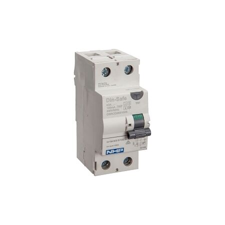 NHP DIN-T Residual Current Circuit Breaker RCCB 1Pole and Neutral 63A 300mA Type S