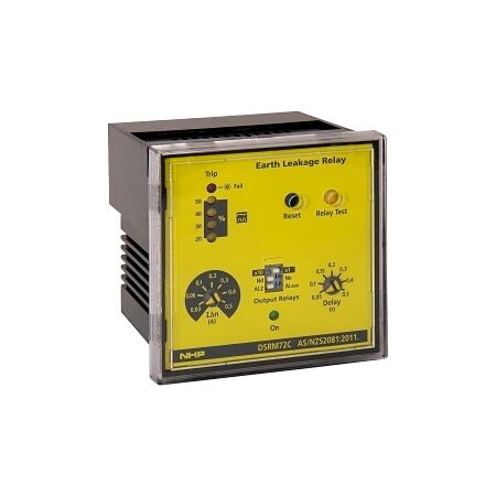 IME Earth Leakage Relay 2081 Mining Panel Mount 72 x 72mm 24V Dc 0 03Ma 5A