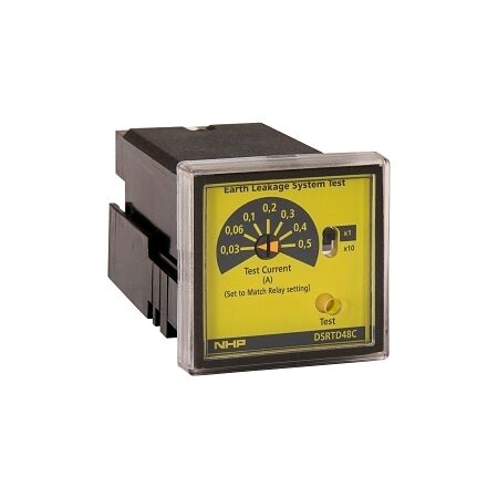 IME Earth Leakage Relay 2081 Mining Panel Mount 48 x 48mm Test Unit 240V AC 0 to 03mA 5A