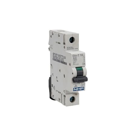 NHP DIN-T Miniature Circuit Breaker 10kA 1Pole 6A B Curve