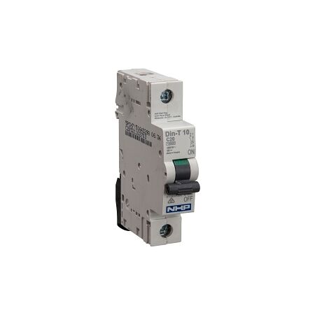 NHP DIN-T Miniature Circuit Breaker 10kA 1Pole 25A C Curve