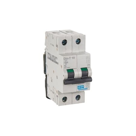 NHP DIN-T Miniature Circuit Breaker 10kA 2Pole 40A C Curve
