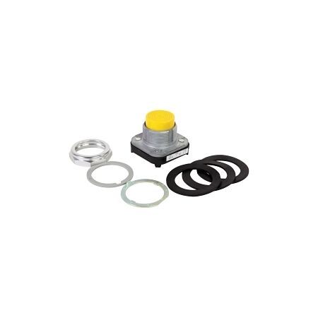 Allen-Bradley 800T Pushbutton 30.5mm Extended Head Non Illuminated No Contacts Yellow