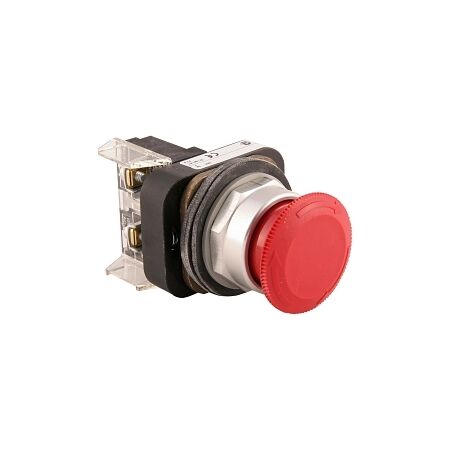 Allen-Bradley 800T PB 30.5mm Mush. Head 2 Pos. Push Pull Twist to Rel. 1N.C. Late Break Contact Red