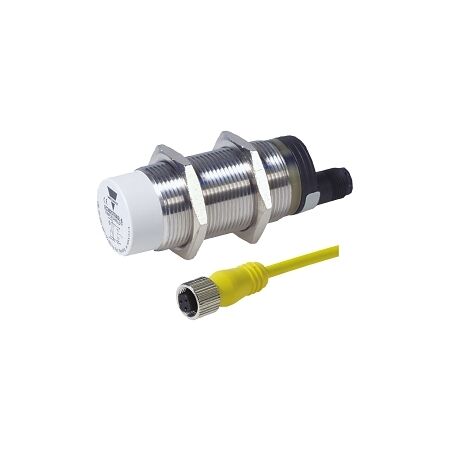 Carlo Gavazzi Capacitive Proximity Stainless Steel M30 SCR NO NC Contacts 25mm plus 5m M12 Cable