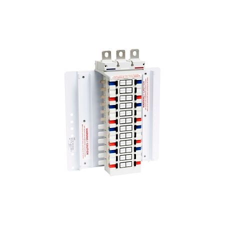 NHP POWERMAX GB Isolation Busbar Chassis DINT 250A 24 Way 3Pole Bottom Feed