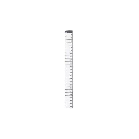 NHP POWERMAX GB Isolation Busbar Chassis Accessory Escutcheon Label 1 to 48 Left