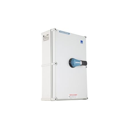 Socomec ISO Enclosed Isolator, Large IP 65 Plastic Grey, Handle - Blue, 3P 160A