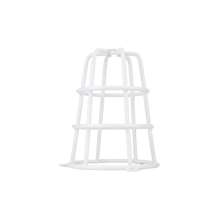 Moflash Filament and Halogen Beacons Cage Guard Small PLT Coated White Steel suits 125 Series Beacon